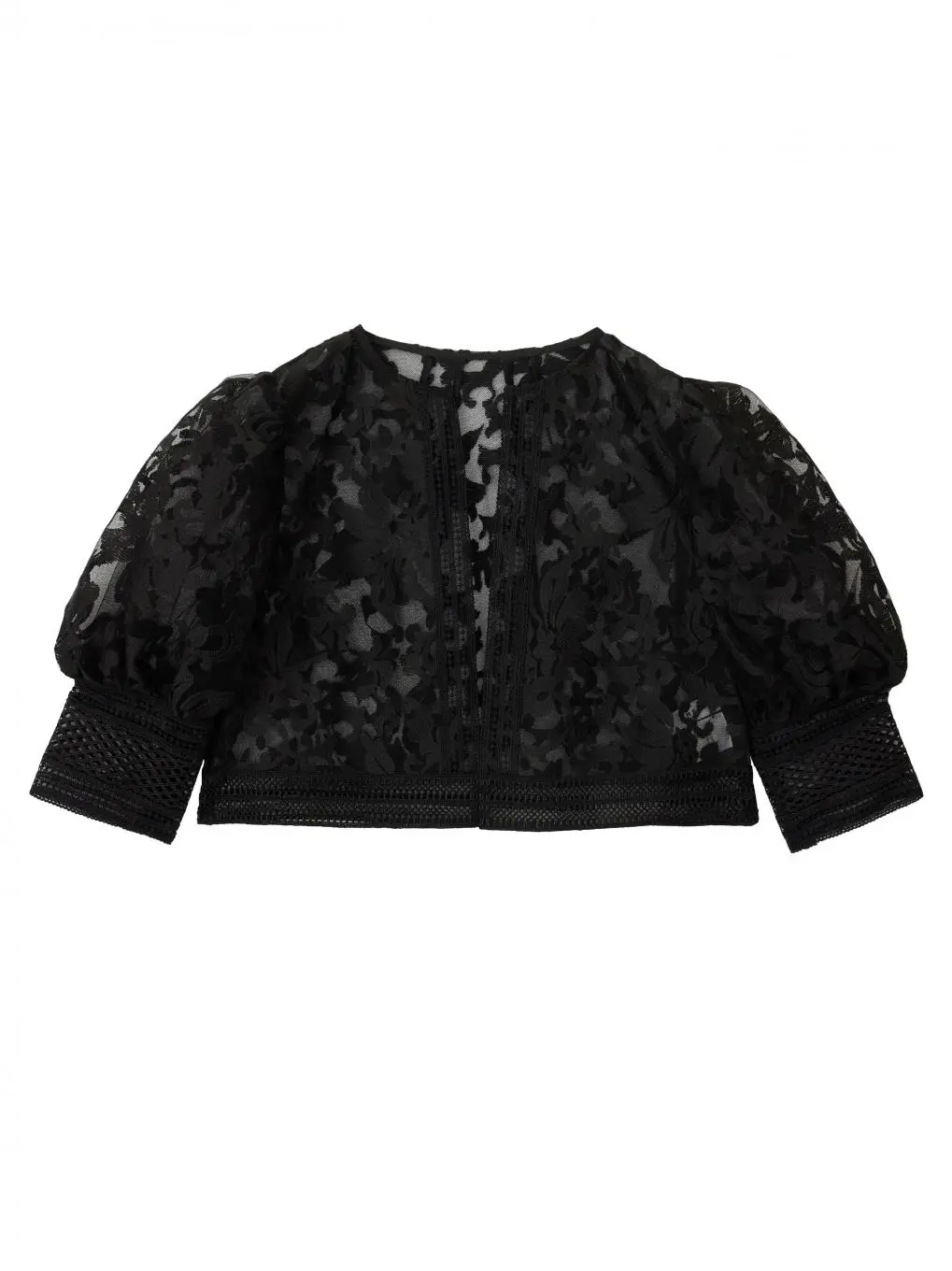 Ameri UND LACE BOLERO LAYERED DRESS